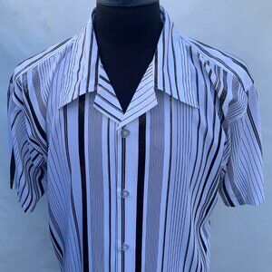 Button Down Short Sleeve Casual Shirt NEW-GEN For Men Made in China 2XL White
